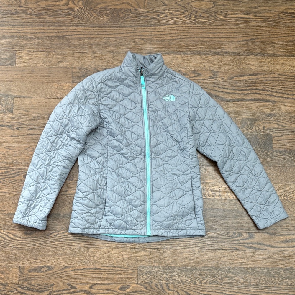 The North Face Gray Thermoball Girls Large 14/16
